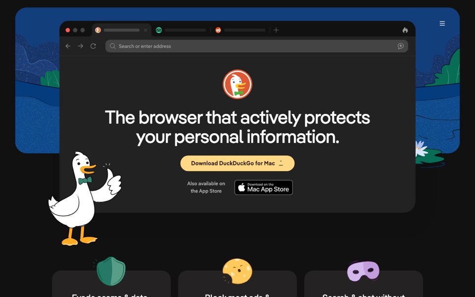 DuckDuckGo Browser’s website