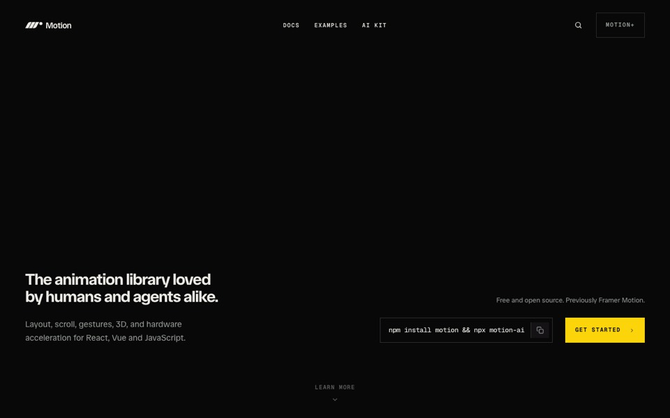 Motion’s website