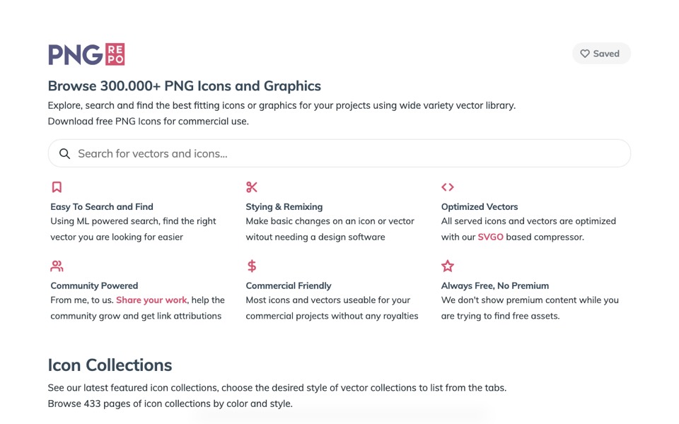 PNG Repo’s website