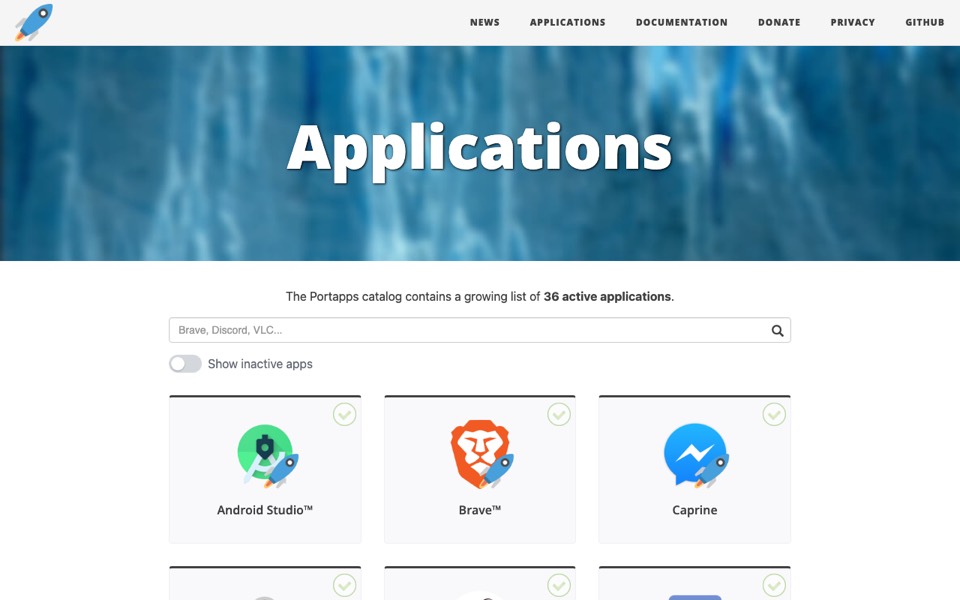 Portapps’s website