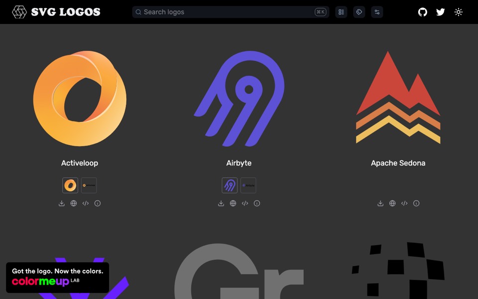 SVG Logos’s website