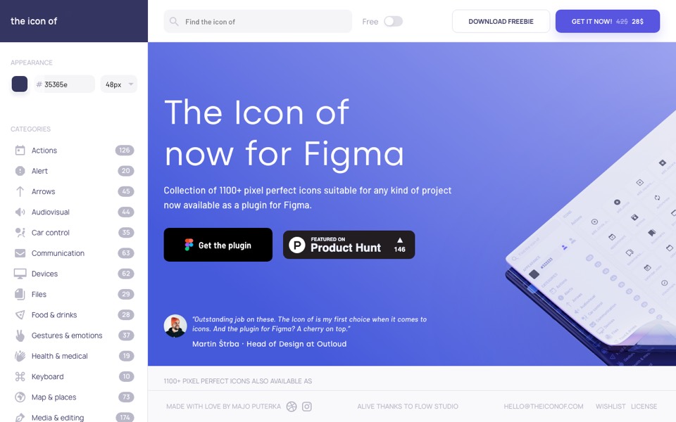 The Icon Of’s website